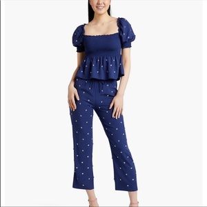Hill House Home Jewel Jammies in Navy